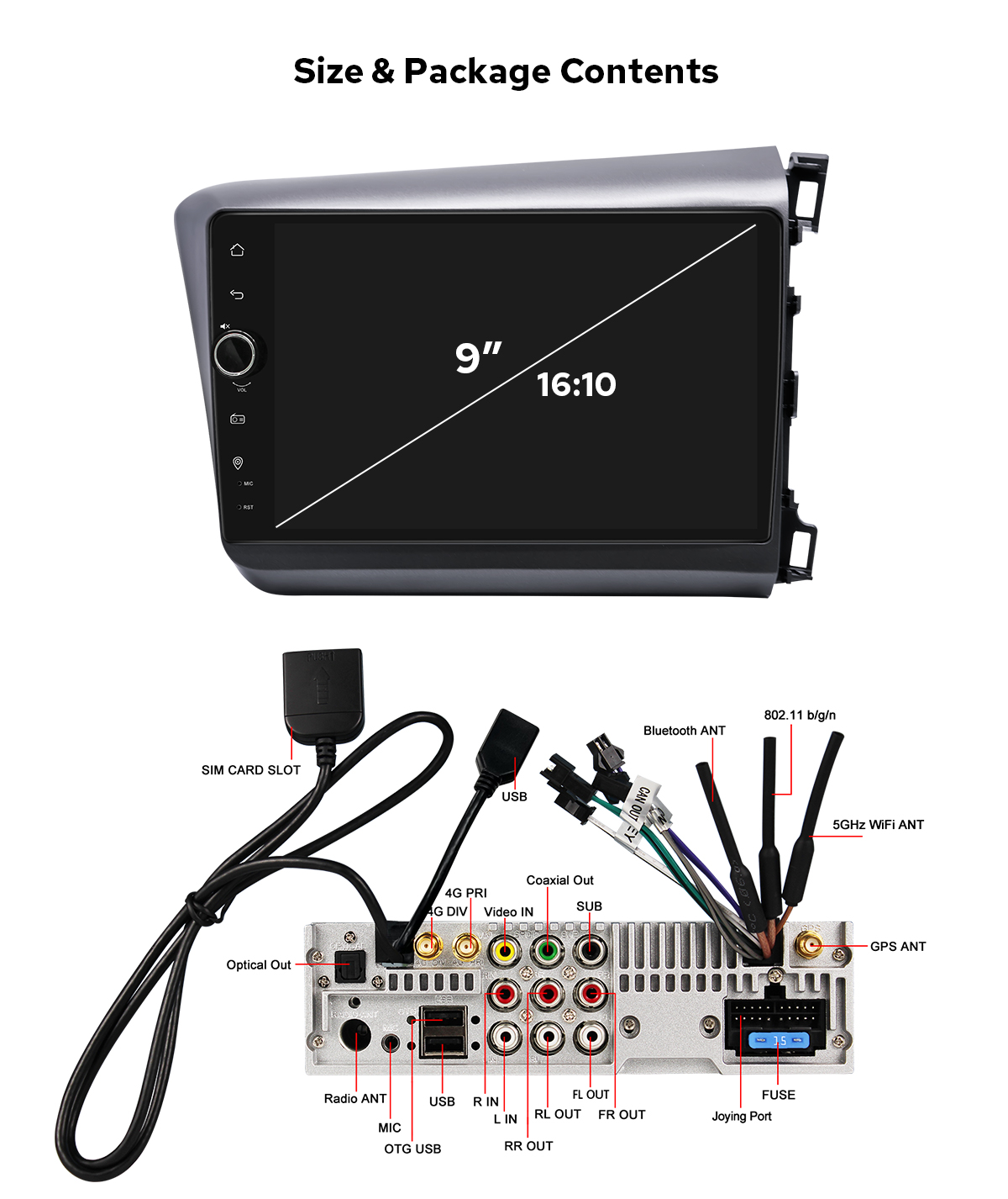 Honda Civic Head Unit Replacement With Inch Ips Screen From